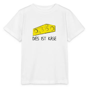 Dies ist Käse - Stanley/Stella Kinder T-Shirt MINI CREATOR  - Weiß - Vorne - Maike (125cm)