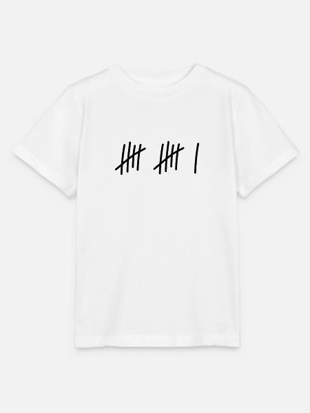 11 Striche // 11 Mal // Geburtstag // Geschenk - Stanley/Stella Kinder T-Shirt MINI CREATOR - Weiß