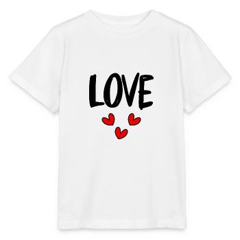 LOVE. I LOVE YOU. VALENTINE'S DAY. BACHELORETTE PARTY. I LOVE YOU. - Stanley/Stella MINI CREATOR Kids’ T-Shirt - white - Front - Maike (125cm)