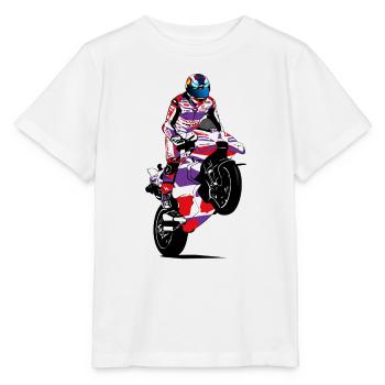 Motorcycle Racing - Superbike - Stanley/Stella MINI CREATOR Kids’ T-Shirt - white - Front - Maike (125cm)
