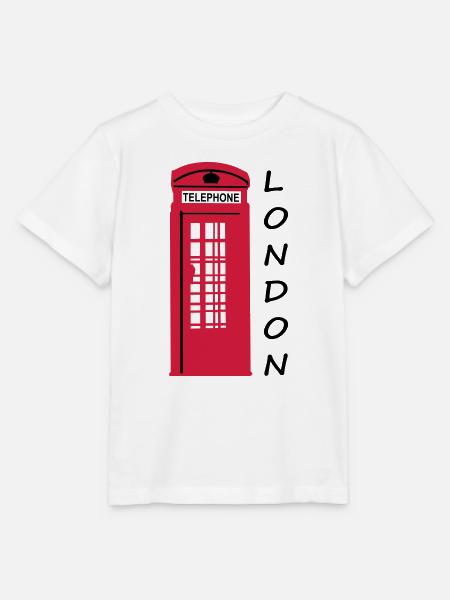 Phone Box London - Stanley/Stella Kinder T-Shirt MINI CREATOR  - Weiß