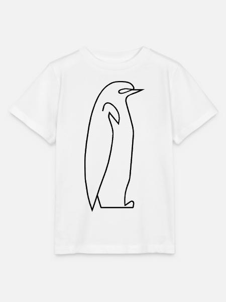 Pinguin - Stanley/Stella Kinder T-Shirt MINI CREATOR  - Weiß