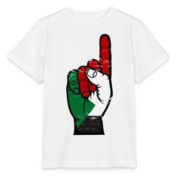 Sudan flag number 1 used - Stanley/Stella MINI CREATOR Kids’ T-Shirt - white - Front - Maike (125cm)