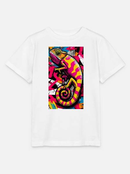 Chamäleon - Stanley/Stella Kinder T-Shirt MINI CREATOR - Weiß