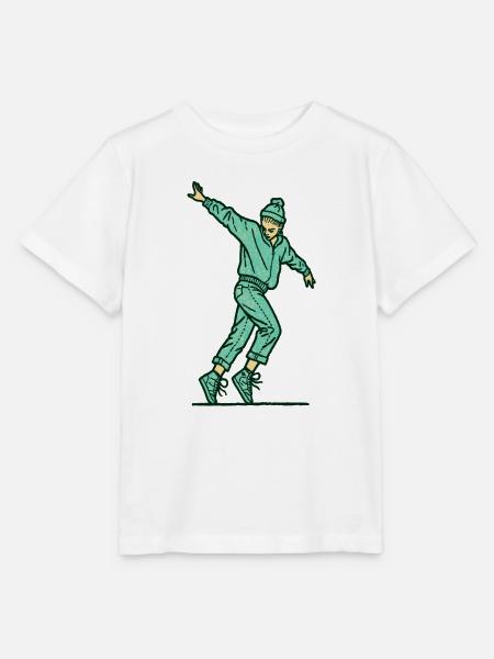 Female dancer #14 - Stanley/Stella Kinder T-Shirt MINI CREATOR - Weiß