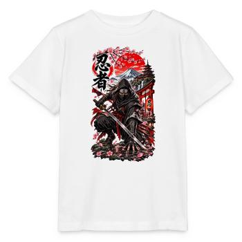 Ninja – Schattenkrieger Japans - Stanley/Stella Kinder T-Shirt MINI CREATOR  - Weiß - Vorne - Maike (125cm)
