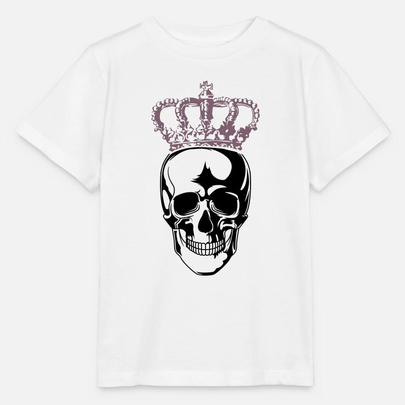 skull king - Stanley/Stella Kinder T-Shirt MINI CREATOR  - Weiß