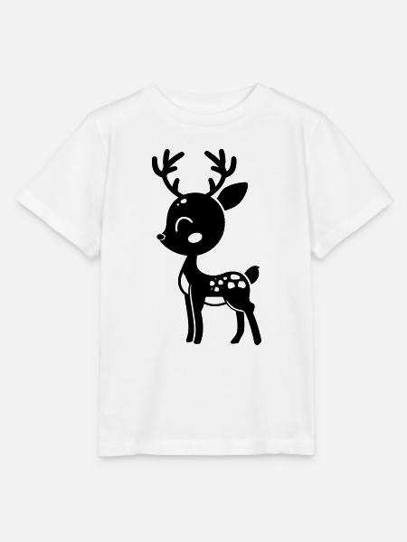Hirsch - Stanley/Stella Kinder T-Shirt MINI CREATOR - Weiß