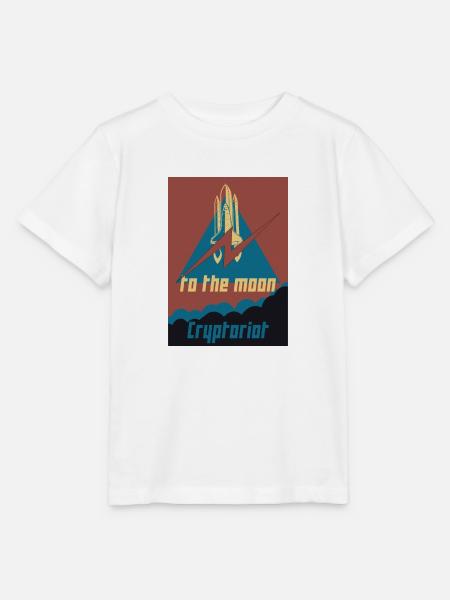 Cryptoriot - Stanley/Stella Kinder T-Shirt MINI CREATOR  - Weiß