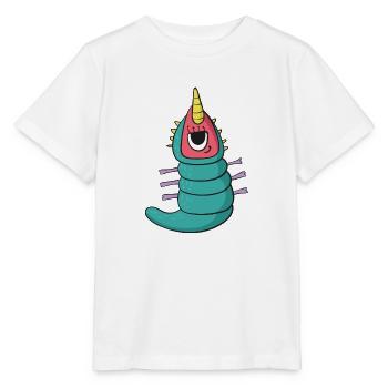 Einhorn Monster Geschenk Horror Halloween Fantasie - Stanley/Stella Kinder T-Shirt MINI CREATOR  - Weiß - Vorne - Maike (125cm)
