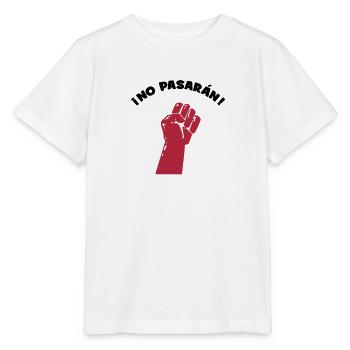 No Pasaran - Sie kommen nicht durch! - Stanley/Stella Kinder T-Shirt MINI CREATOR  - Weiß - Vorne - Maike (125cm)
