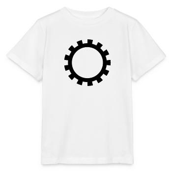 Zahnrad Zahnkranz 1c - Stanley/Stella Kinder T-Shirt MINI CREATOR  - Weiß - Vorne - Maike (125cm)