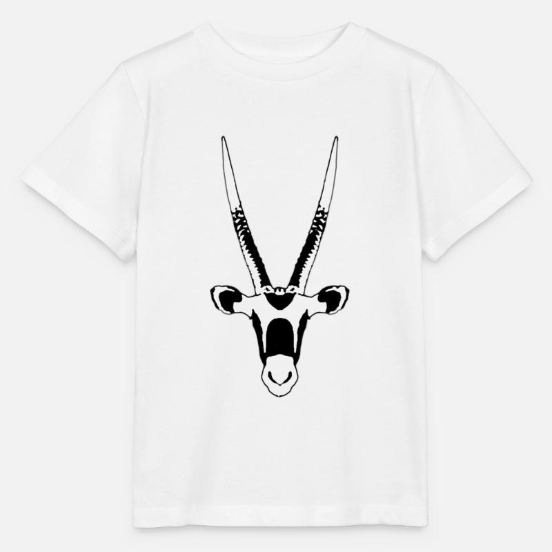 Oryx Antilope - Stanley/Stella Kinder T-Shirt MINI CREATOR - Weiß