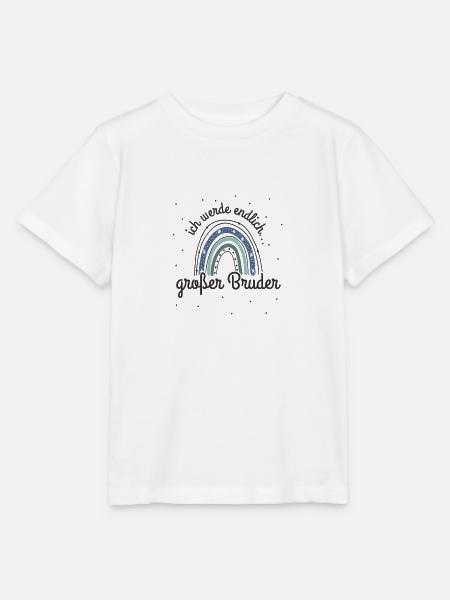 Ich werde Großer Bruder / Großer Bruder 2023 - Stanley/Stella Kinder T-Shirt MINI CREATOR  - Weiß