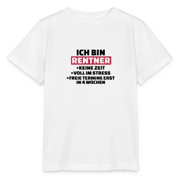 Rentner - Stanley/Stella Kinder T-Shirt MINI CREATOR  - Weiß - Vorne - Maike (125cm)