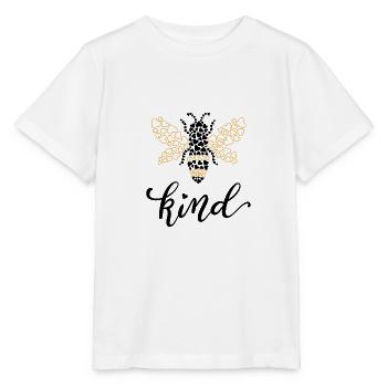 Bee Kind Be Kind - Stanley/Stella MINI CREATOR Kids’ T-Shirt - white - Front - Maike (125cm)