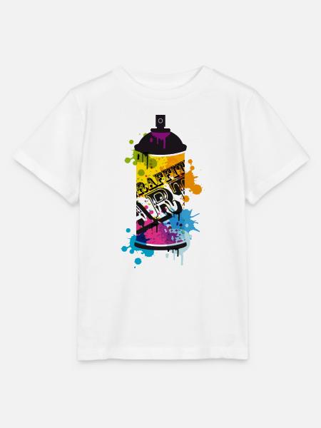 Spraydosen Graffiti - Stanley/Stella Kinder T-Shirt MINI CREATOR  - Weiß