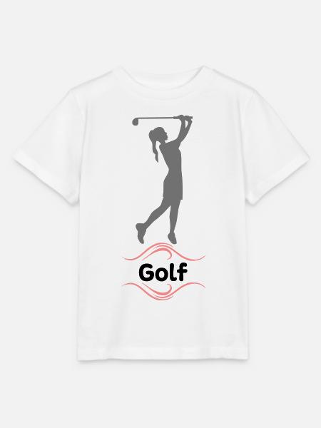 golf - Stanley/Stella Kinder T-Shirt MINI CREATOR - Weiß