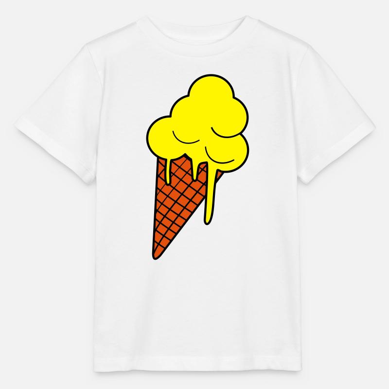 Schmelzendes Eis  Pop Art - Stanley/Stella MINI CREATOR Kids’ T-Shirt - white
