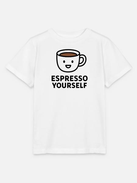 Espresso Yourself Becher - Stanley/Stella Kinder T-Shirt MINI CREATOR  - Weiß