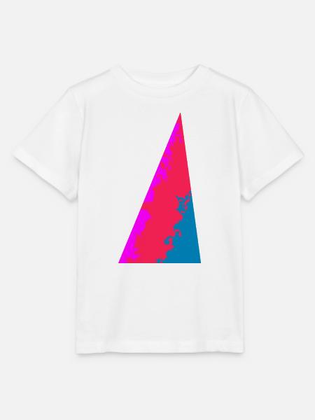 Farbflächen, Abstraktes, Geometrische Farben - Stanley/Stella Kinder T-Shirt MINI CREATOR - Weiß