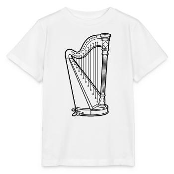 harp - Stanley/Stella MINI CREATOR Kids’ T-Shirt - white - Front - Maike (125cm)