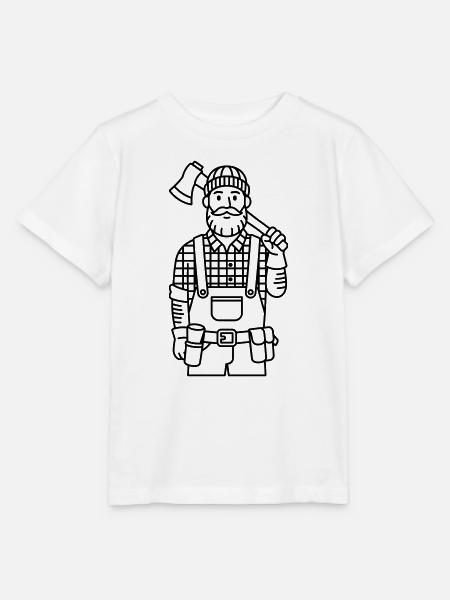 Forester - Stanley/Stella Kinder T-Shirt MINI CREATOR  - Weiß