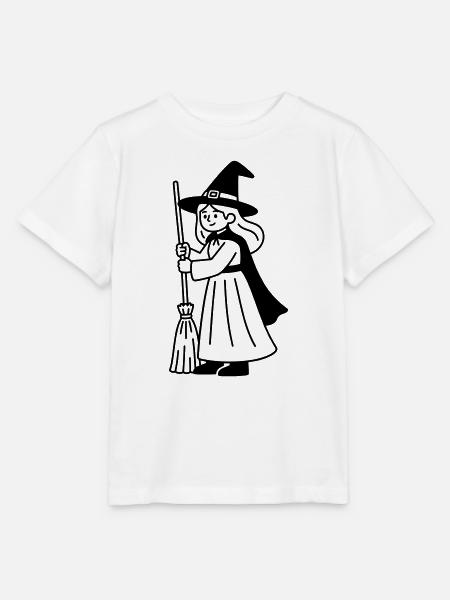 Hexe - Stanley/Stella Kinder T-Shirt MINI CREATOR - Weiß