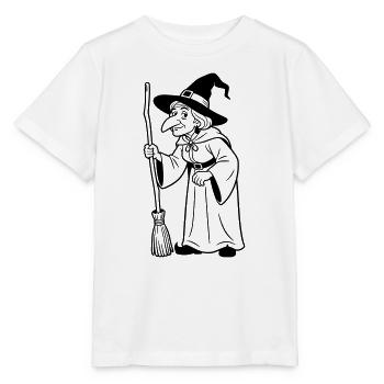 Hexe - Stanley/Stella Kinder T-Shirt MINI CREATOR  - Weiß - Vorne - Maike (125cm)