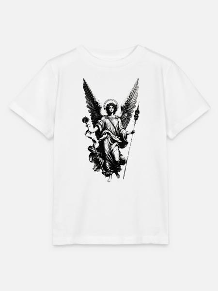 Silberne Engelswächterin - Stanley/Stella Kinder T-Shirt MINI CREATOR - Weiß