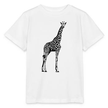Giraffe Grafik - Stanley/Stella Kinder T-Shirt MINI CREATOR  - Weiß - Vorne - Maike (125cm)