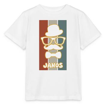Geschenk für Janos - Stanley/Stella Kinder T-Shirt MINI CREATOR  - Weiß - Vorne - Maike (125cm)