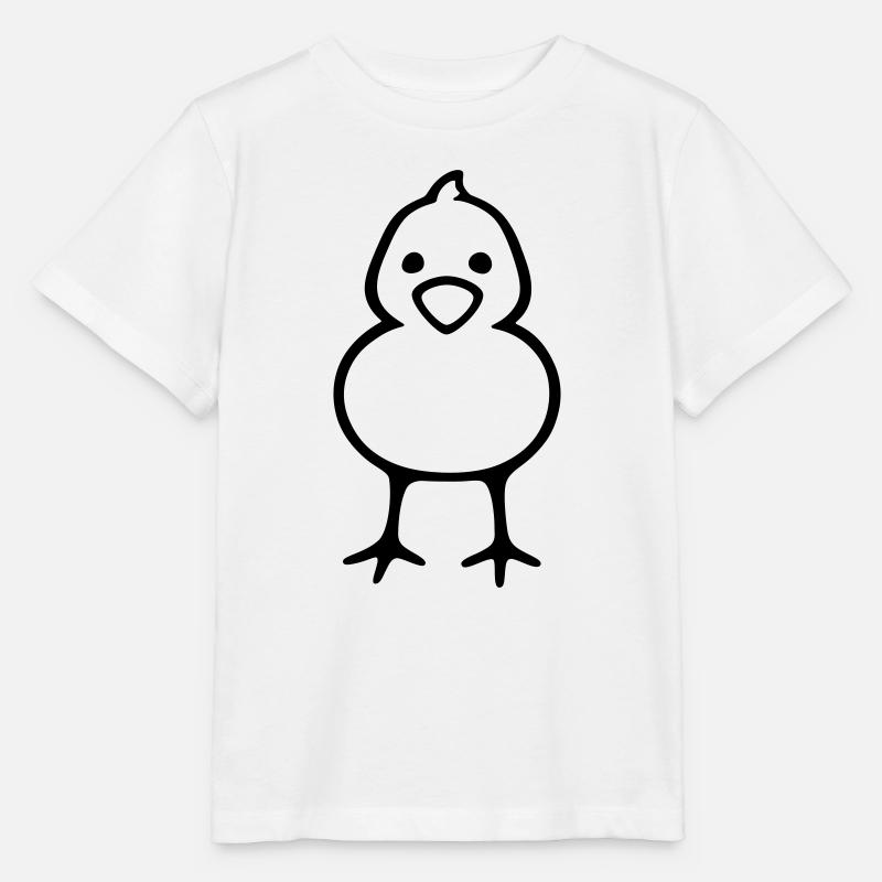 Poussin - T-shirt bio MINI CREATOR Stanley/Stella Enfant - blanc
