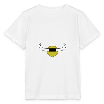 Taureau de bison - T-shirt bio MINI CREATOR Stanley/Stella Enfant - blanc - Devant - Maike (125cm)