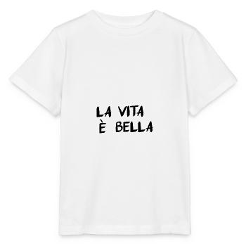La Vita È Bella - Stanley/Stella MINI CREATOR Kids’ T-Shirt - white - Front - Maike (125cm)