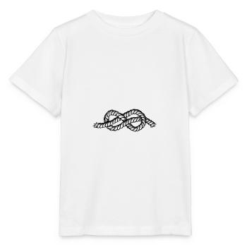 Voilier Voile Tau Navire Noeud - T-shirt bio MINI CREATOR Stanley/Stella Enfant - blanc - Devant - Maike (125cm)