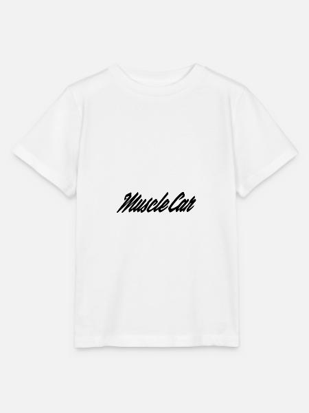 Muscle Car - Stanley/Stella Kinder T-Shirt MINI CREATOR  - Weiß