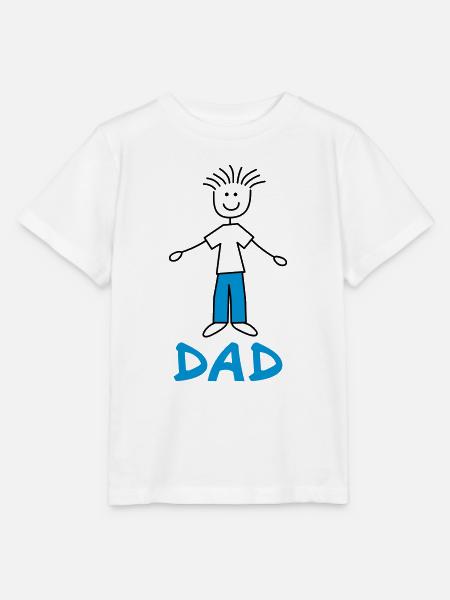 Dad - Stanley/Stella Kinder T-Shirt MINI CREATOR - Weiß
