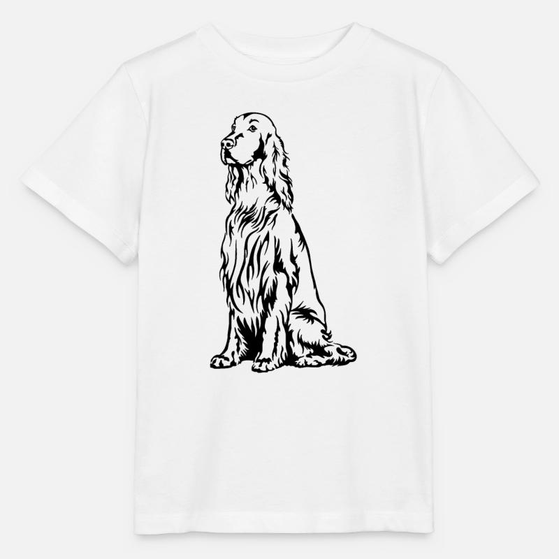 Irish Setter - T-shirt bio MINI CREATOR Stanley/Stella Enfant - blanc