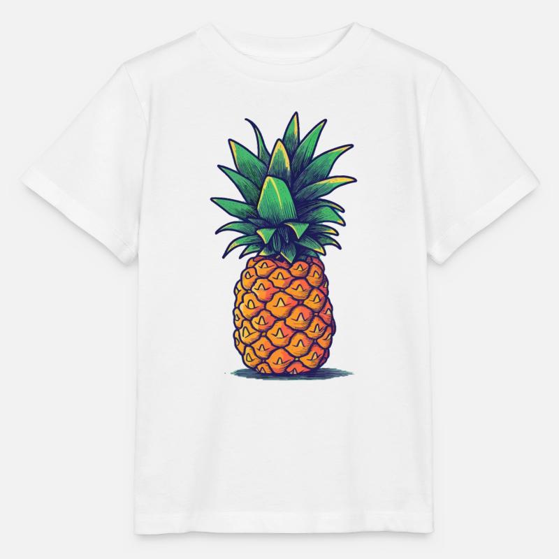 Ananas - T-shirt bio MINI CREATOR Stanley/Stella Enfant - blanc
