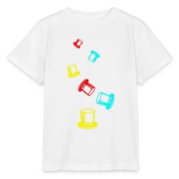 Cylindre Groom - T-shirt bio MINI CREATOR Stanley/Stella Enfant - blanc - Devant - Maike (125cm)