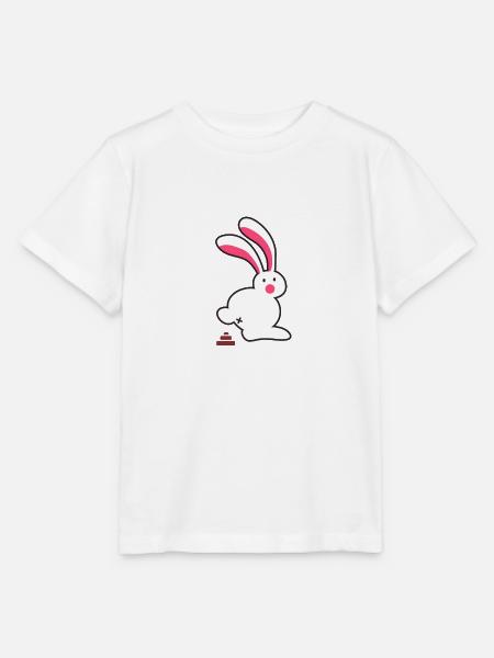 Kaninchen - Stanley/Stella Kinder T-Shirt MINI CREATOR - Weiß