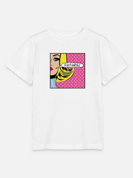 Pop Art der Zukunft - Stanley/Stella Kinder T-Shirt MINI CREATOR  - Weiß