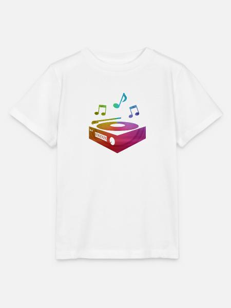 Plattenspieler - Stanley/Stella Kinder T-Shirt MINI CREATOR - Weiß