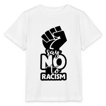 Racisme Anti-Racisme Tolérance Droits de l'Homme - T-shirt bio MINI CREATOR Stanley/Stella Enfant - blanc - Devant - Maike (125cm)