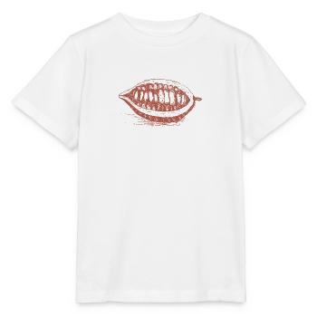 Fève de cacao - T-shirt bio MINI CREATOR Stanley/Stella Enfant - blanc - Devant - Maike (125cm)