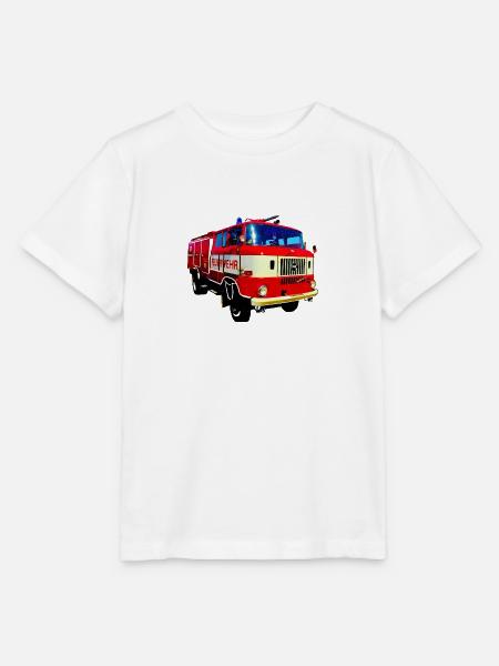 W50 Feuerwehr Spritze IFA - Stanley/Stella Kinder T-Shirt MINI CREATOR - Weiß