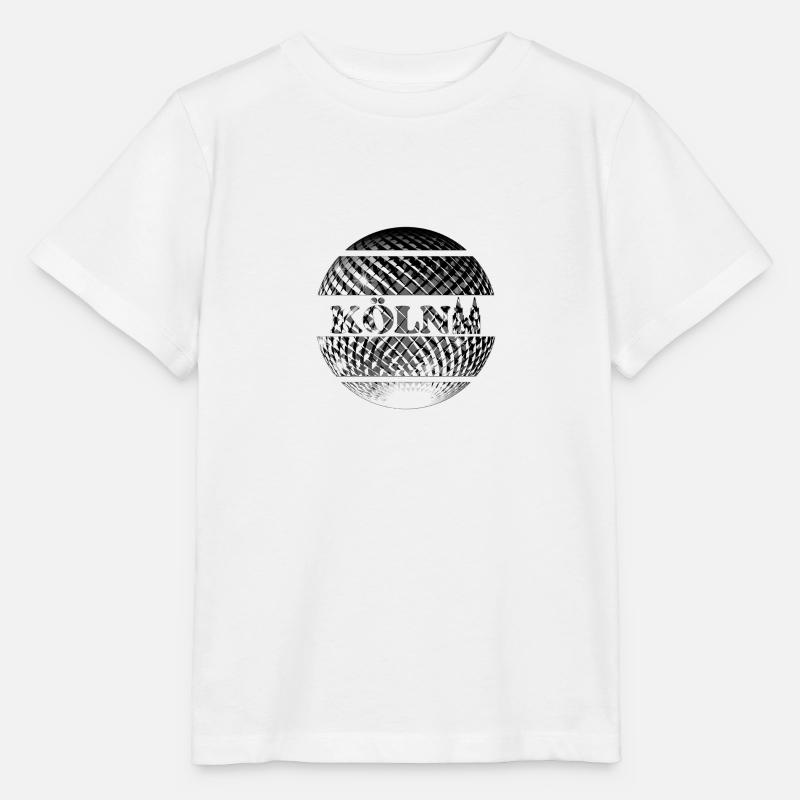 Köln silberne Diskokugel - Stanley/Stella Kinder T-Shirt MINI CREATOR  - Weiß