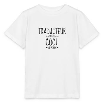 Translator Übersetzer Traducteur Translation - Stanley/Stella MINI CREATOR Kids’ T-Shirt - white - Front - Maike (125cm)