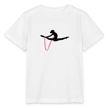 Gymnastik - Stanley/Stella Kinder T-Shirt MINI CREATOR  - Weiß - Vorne - Maike (125cm)
